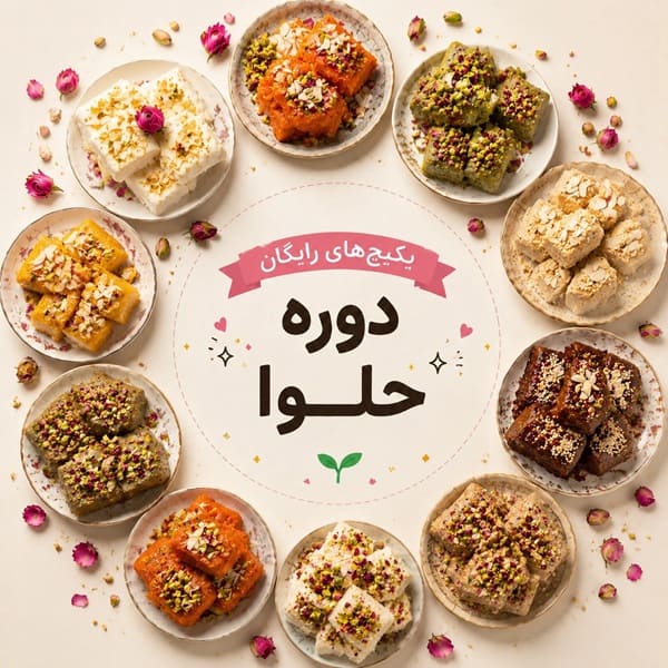 آموزش رایگان انواع حلوا